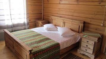 Cottage, 2 Bedrooms | Premium bedding, in-room safe, desk, laptop workspace