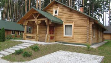 Cottage, 2 kamar tidur | Seprai premium, brankas, meja kerja, dan ruang kerja ramah laptop