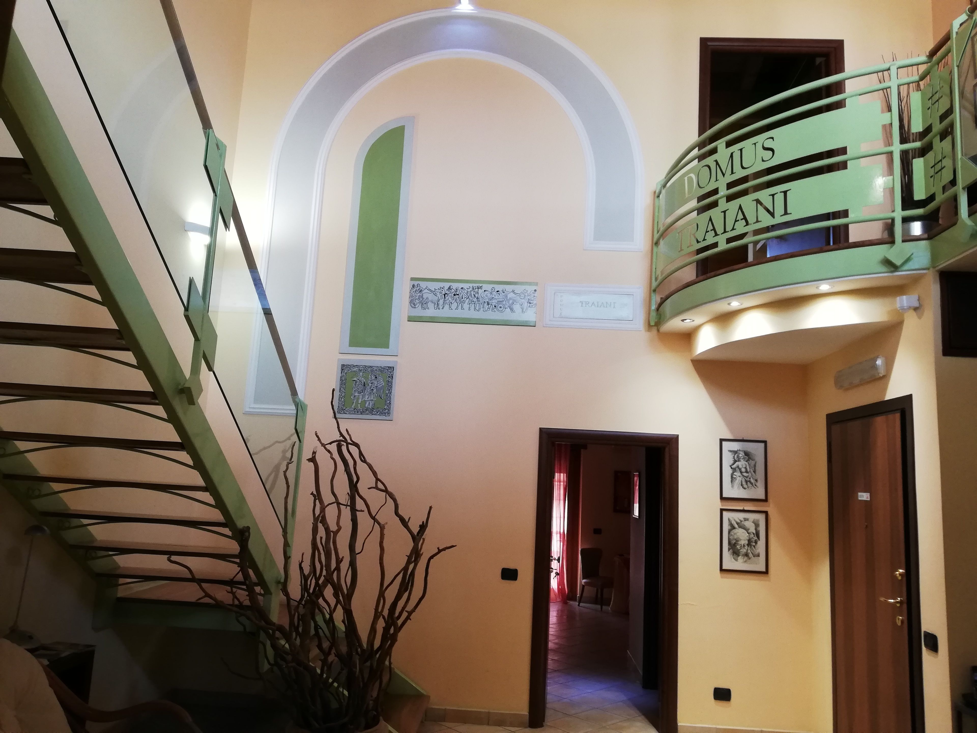 Interior entrance
