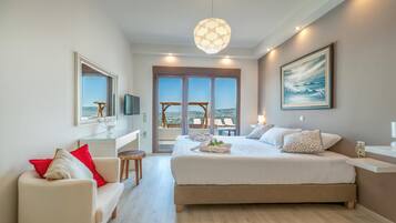 Deluxe-Villa, 4 Schlafzimmer, eigener Pool, Meerblick