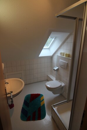 Dusche, Toilettenpapier