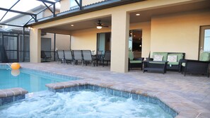 Family Villa, Multiple Bedrooms, Garden Area | Spa - Shv1206ha - 8 Bedroom Villa In Windsor At Westside, Sleeps Up To 18, Just 7 Miles To Disney (Kissimmee)