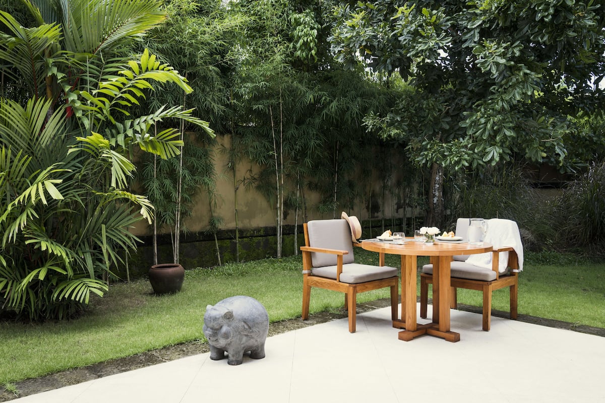 Vue sur le jardin