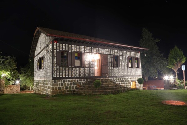 Front of property – evening/night