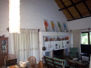 家庭联排别墅, 3 间卧室, 私人�浴室 | 客厅 | 平板电视