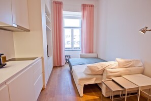 1 Schlafzimmer, Bügeleisen/Bügelbrett, kostenloses WLAN, Bettwäsche