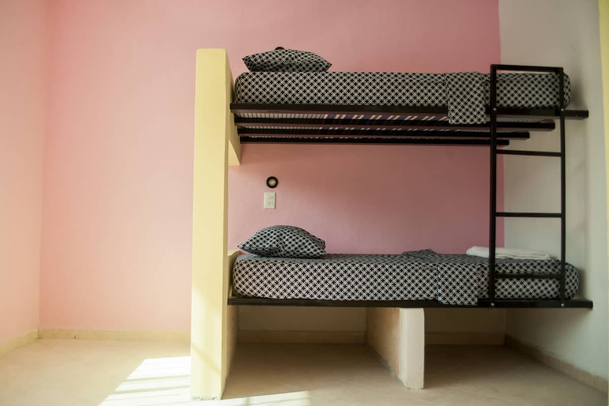 Junior Shared Dormitory, Mixed Dorm, Private Bathroom (Suite 6) | Blackout drapes, WiFi (free), bed sheets