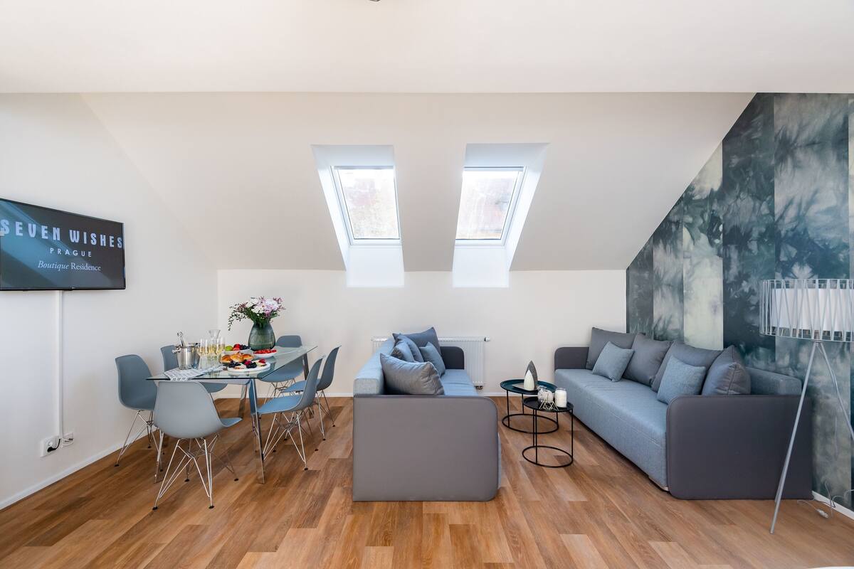 Premium Apart Daire, 1 Yatak Odası | Mısır pamuklu çarşaf takımı, kaliteli yatak takımı, masa 
