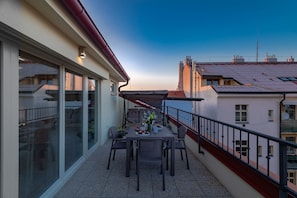 Apartamento panorâmico | Terraço/pátio
