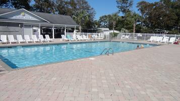 Indoor pool, outdoor pool