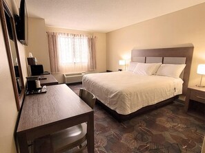 Blackout curtains, iron/ironing board, free WiFi, bed sheets