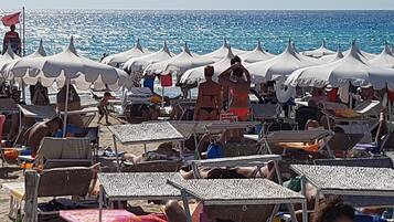 Blick von der Unterkunft