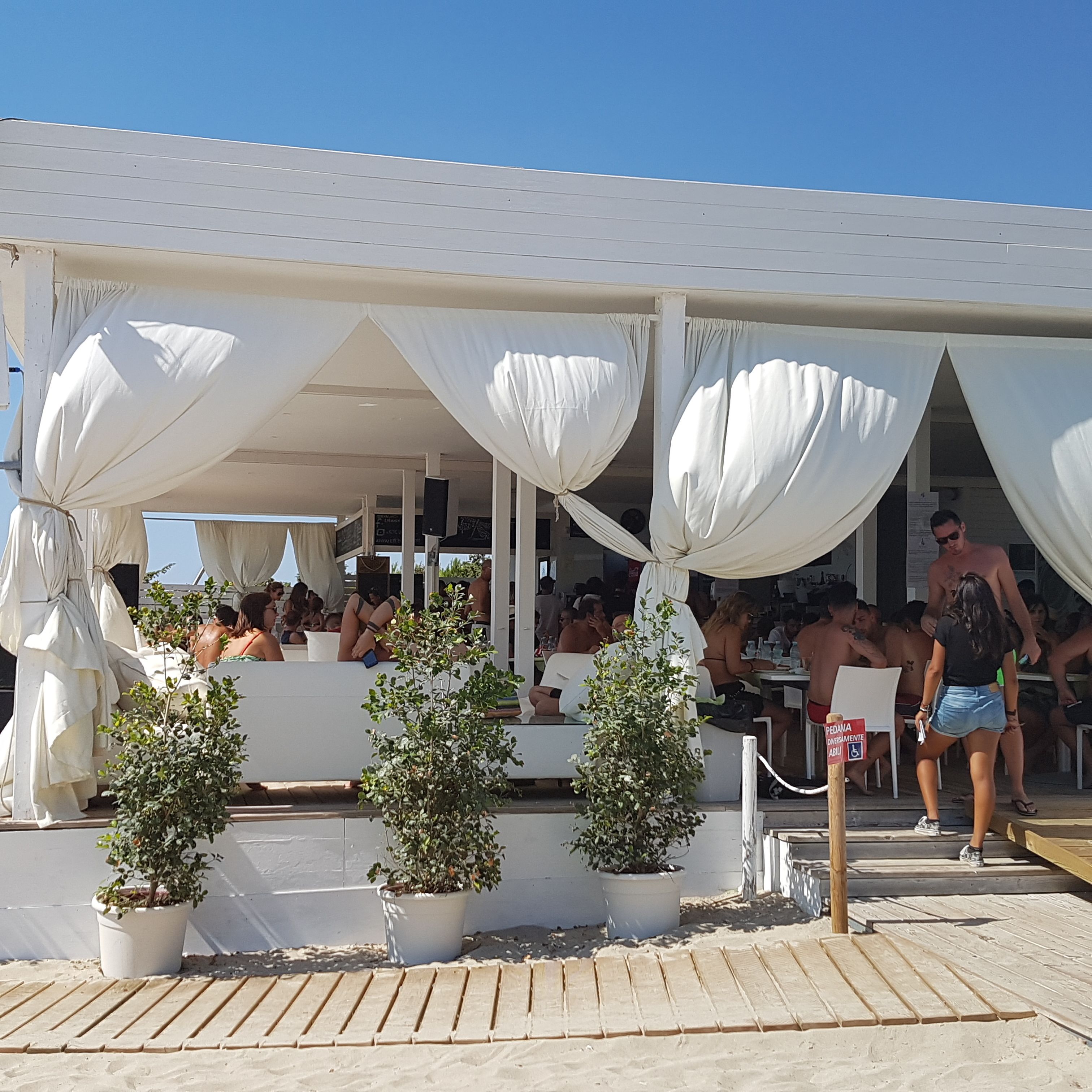 Blick von der Unterkunft