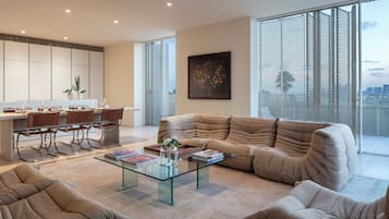 Presidential Suite, 1 Bedroom, Sea View | Living area