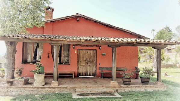 Fachada da propriedade
