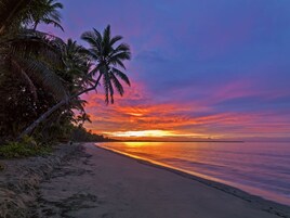 Blick von der Unterkunft