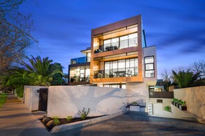 Front of property – evening/night - Manhattan Apartments - Caulfield North (Caulfield North)