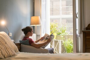 1 bedroom, Internet, bed sheets - The balcony of the Angiol d'Or (Parma)