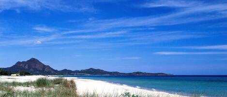 Accommodatie ligt op het strand