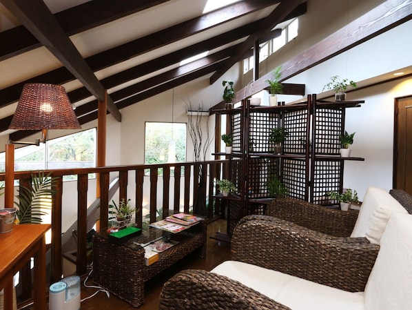 Sala de estar en el lobby