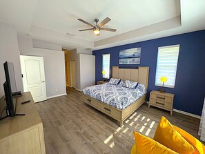 3 bedrooms, iron/ironing board, WiFi, bed sheets