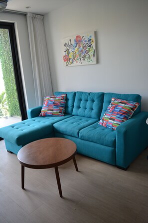 Luxury Apartment, 1 King Bed, Accessible | Living area | Smart TV, Netflix - MOMA Luxury condo Playa del Carmen (Playa del Carmen)