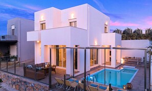 Front of property - Cretan Sunset Villa Heated Pool (Apokoronas)