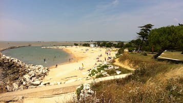 Aan het strand