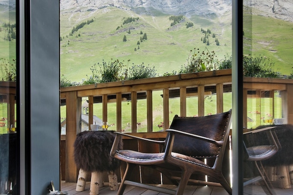 Habitación doble, balcón (L'indien Cheyenne) | Decoración personalizada, muebles diferentes y cortinas blackout