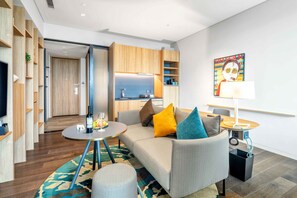 Literie de qualité, couette en duvet, minibar