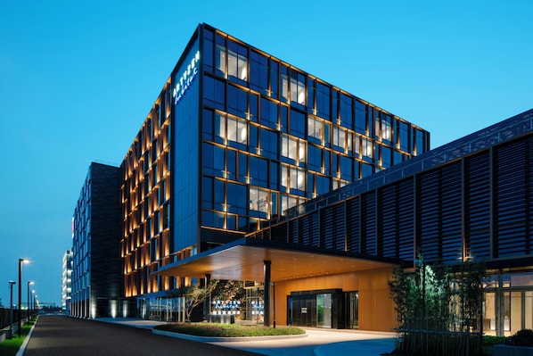 Overnatningsstedets facade