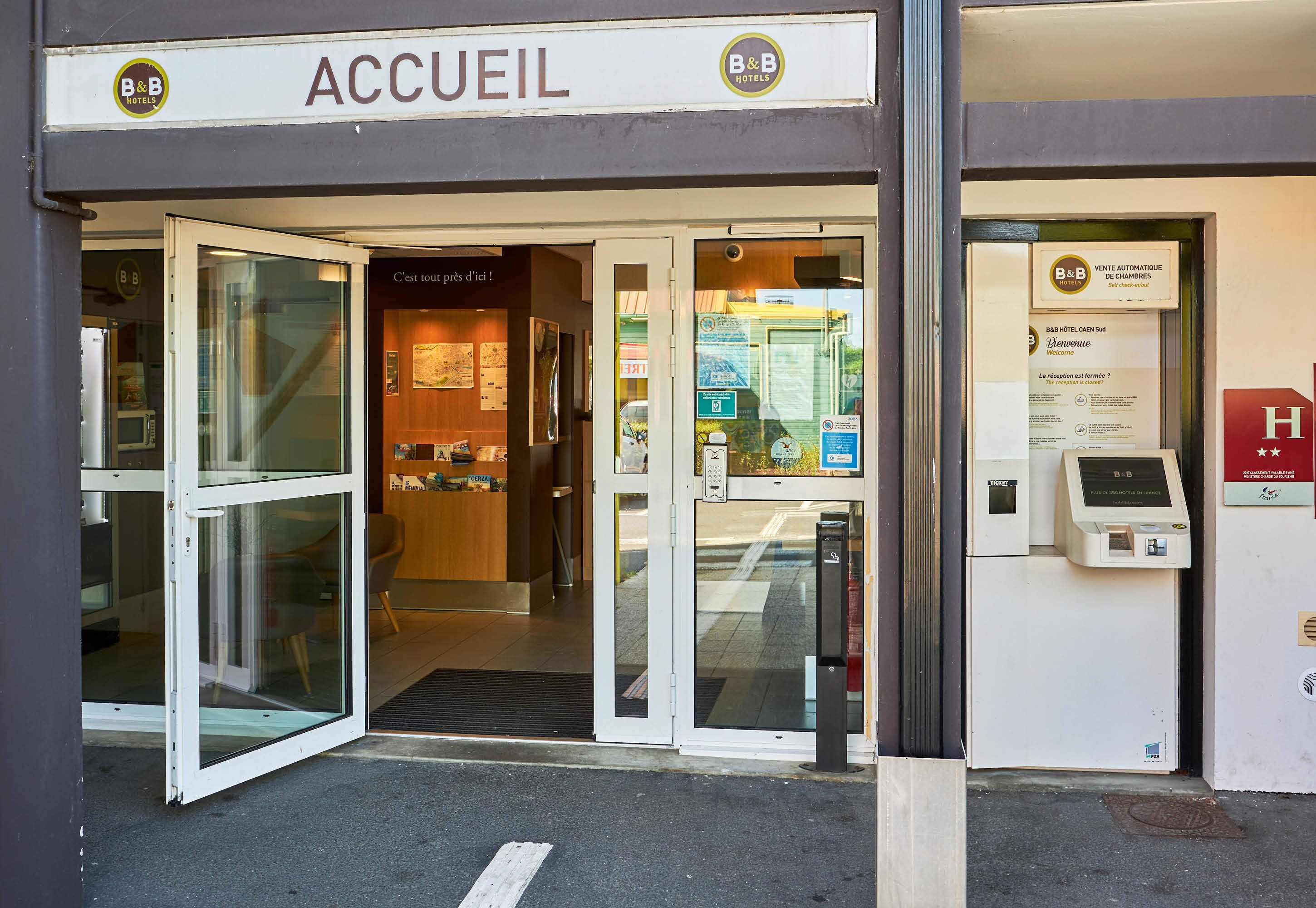 Entrée de l’hébergement