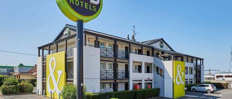 Voorkant van accommodatie