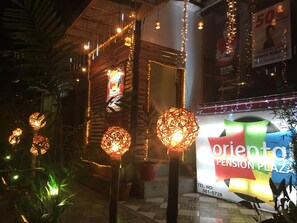 Front of property - evening/night