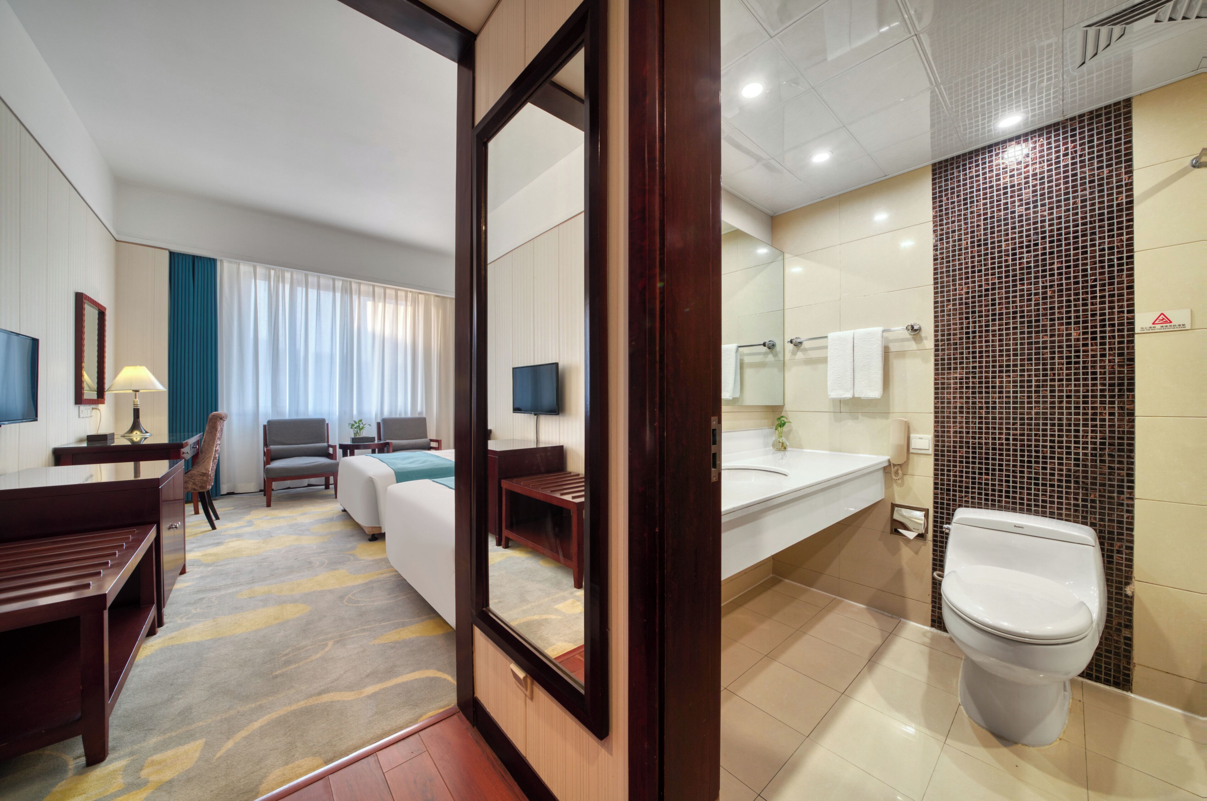 Premium bedding, down duvets, memory-foam beds, minibar