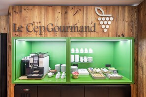 Morgenmadsbuffet hver dag mod et gebyr
