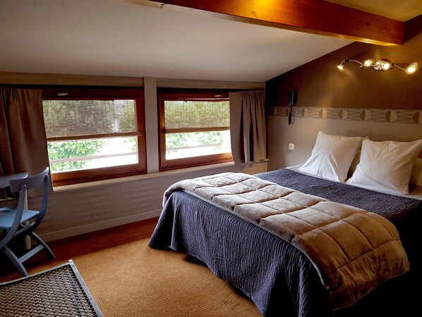 Individually decorated, individually furnished, iron/ironing board