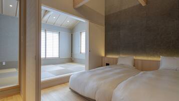 Down duvets, in-room safe, soundproofing, iron/ironing board