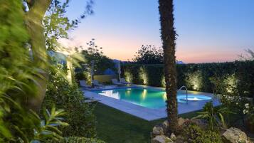 Front of property – evening/night