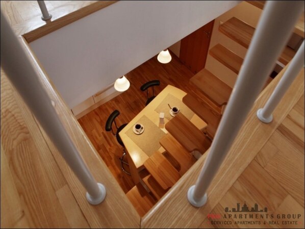 Comfort Apartment | Living area | TV - P&O Apartments Podwale 2 (Warsaw)