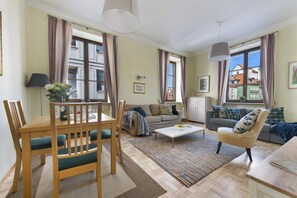 Comfort Apartment | Living room - P&O Apartments Podwale 4 (Warsaw)