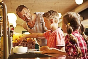 Morgenmadsbuffet hver dag mod et gebyr