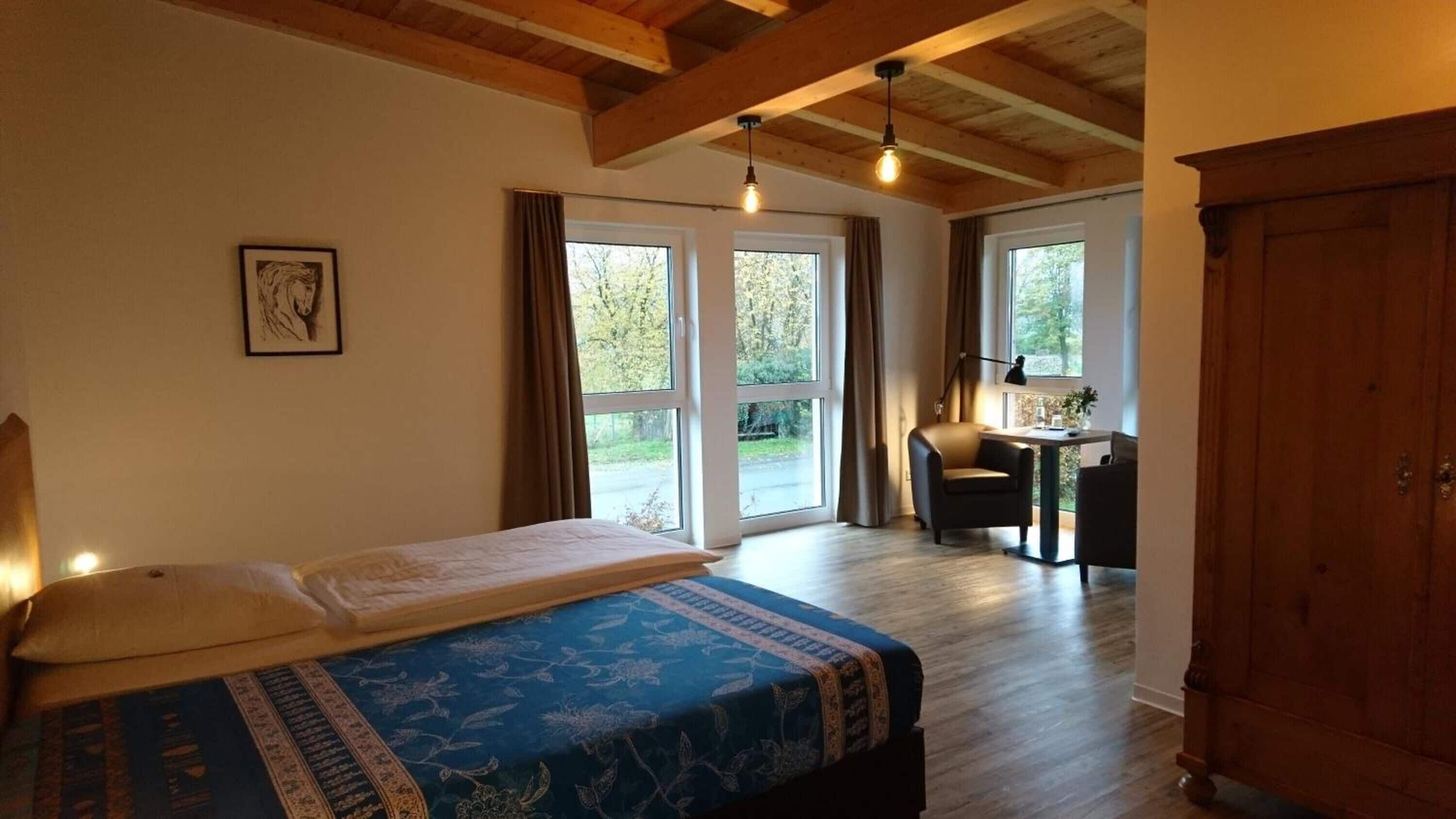 Blackout curtains, soundproofing, free WiFi, bed sheets