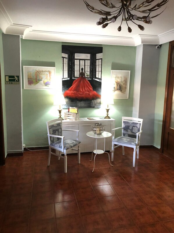Sala de estar en el lobby
