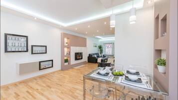 Comfort-Apartment | Wohnbereich | Flachbildfernseher