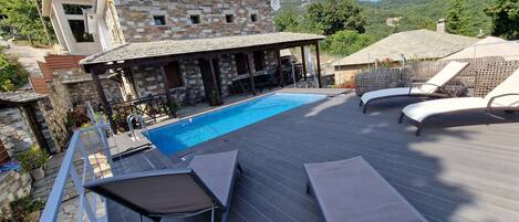 Villa, 3 Bedrooms, Sea View (Orizon) | Terrace/patio