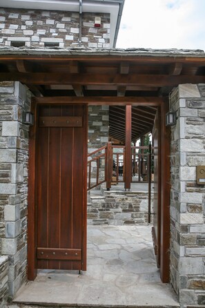 Entrada al alojamiento