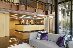 Sitteområde i lobbyen