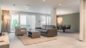 Apartment | Living area | TV, heated floors