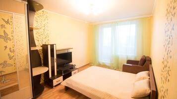 Apartment | Bügeleisen/Bügelbrett, kostenloses WLAN, Bettwäsche